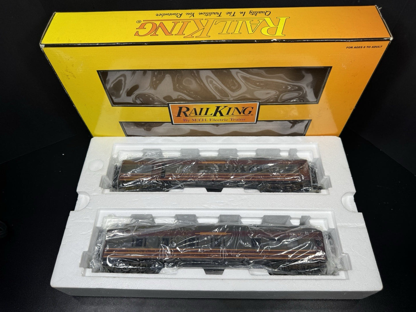 MTH RailKing 30-69023 NYO&W 60' Madison combine / diner 2-car set LNIB1