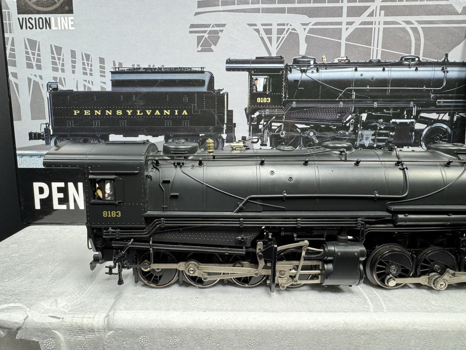 Lionel VISIONLINE 6-11154 Pennsylvania PRR 0-8-8-0 CC2 steam engine #8183 LNIB8