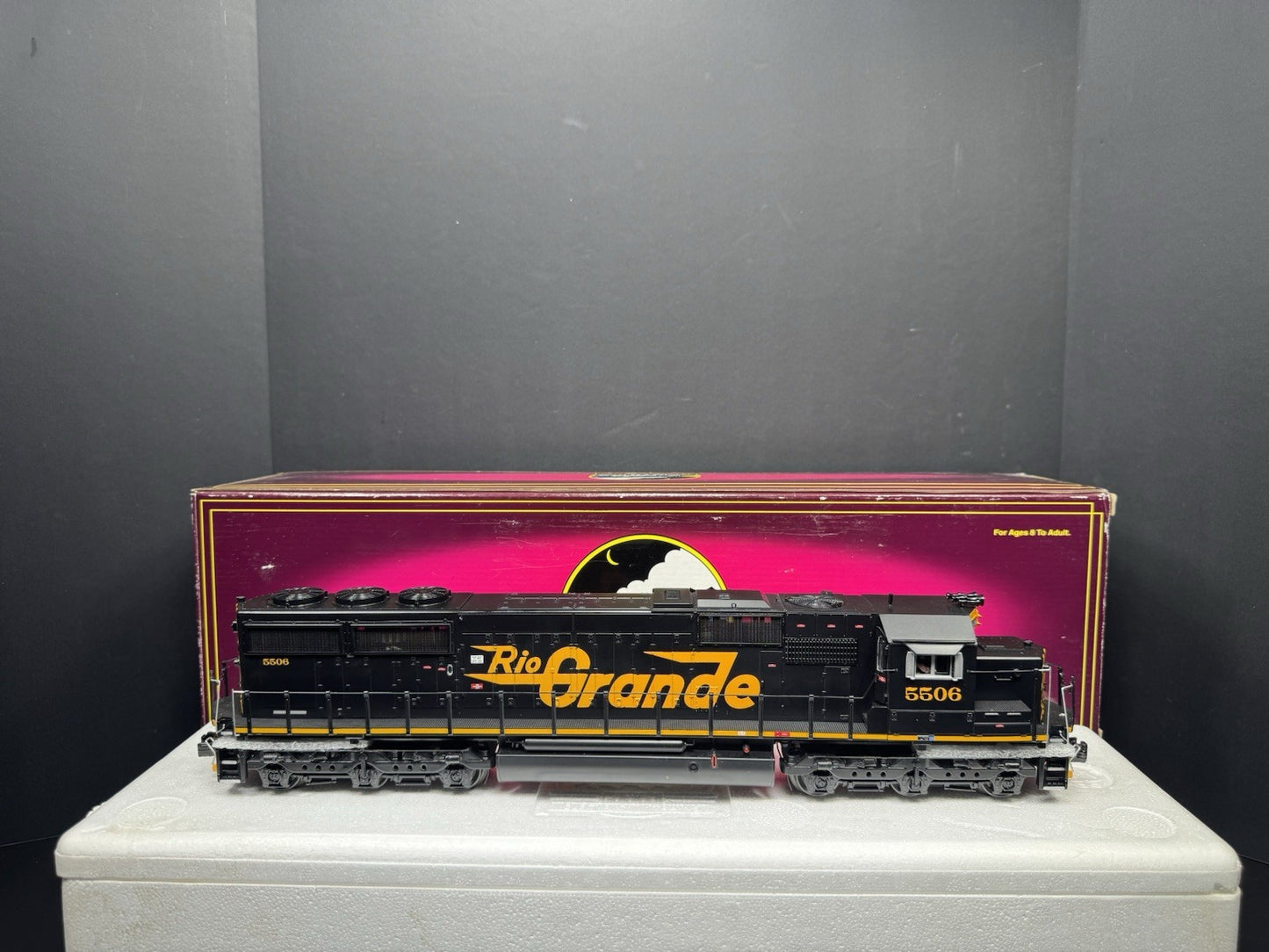 MTH 20-2579-1 Denver & Rio Grande SD50 diesel engine #5506 PS2 BCR LNIB5