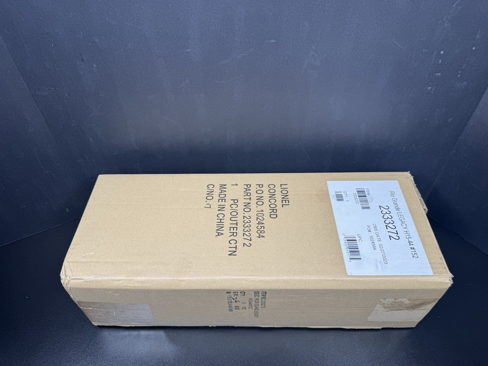 Lionel LEGACY 2333272 Rio Grande H15-44 diesel engine #152 LNIB16