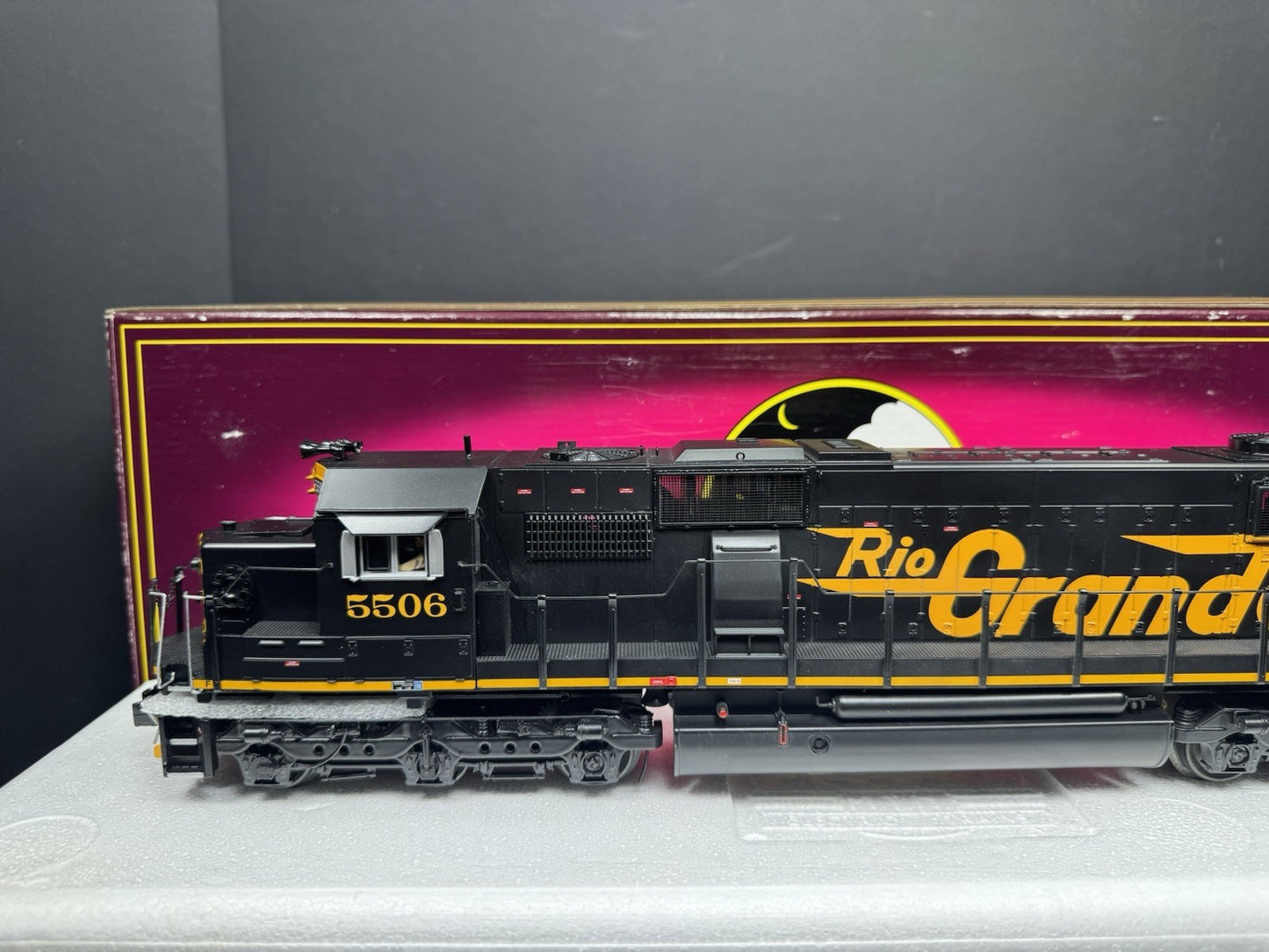 MTH 20-2579-1 Denver & Rio Grande SD50 diesel engine #5506 PS2 BCR LNIB2