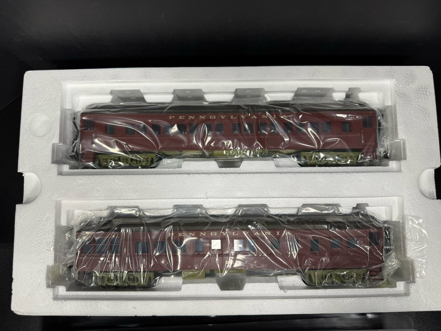 MTH RailKing 30-69064 Pennsylvania PRR 60' Madison passenger 4-car set NIB2