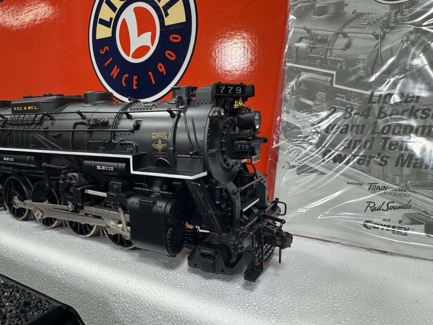 Lionel 638050 TMCC Nickel Plate Road NKP 284 Berkshire steam engine #779 EX6